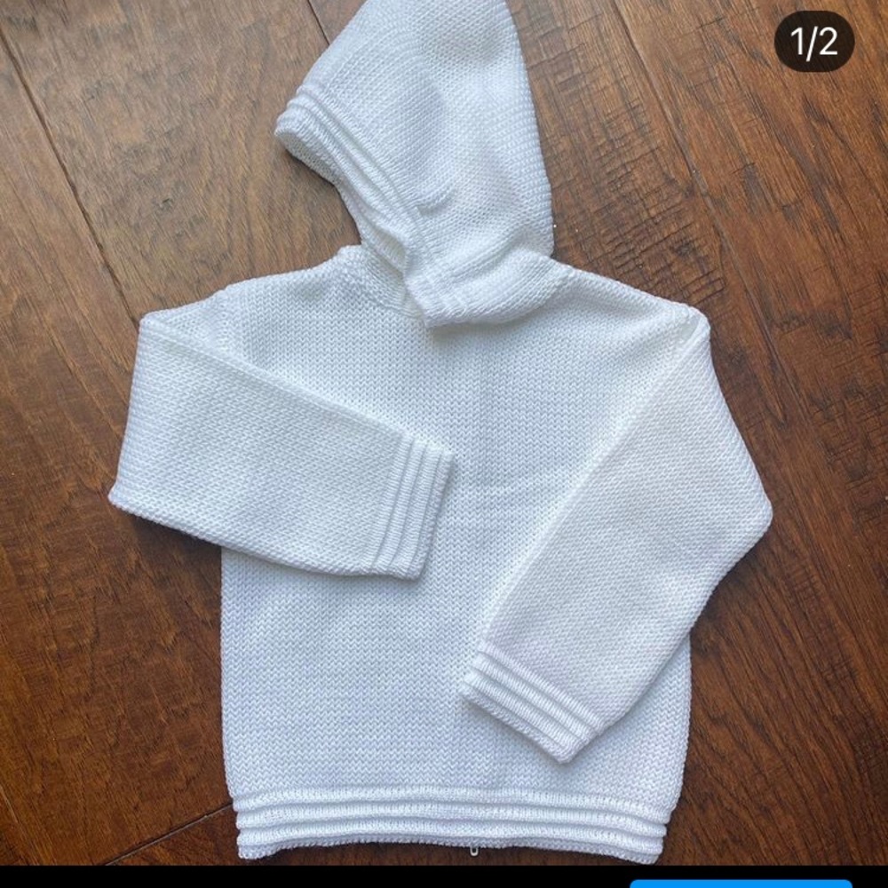 Julius Berger Zip Up Back Sweater NWT